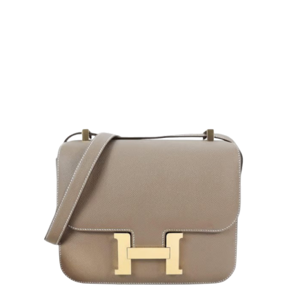 HM 18CM CONSTANCE EPSOM CK18 ETOUPE ROSE GOLD HARDWARE
