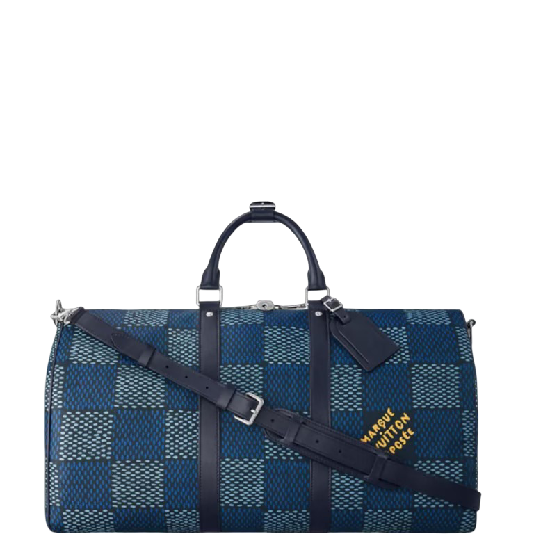 LUV BLUE KEEPALL BANDOULIÈRE BAG N40861 – 19.7 IN/50 CM