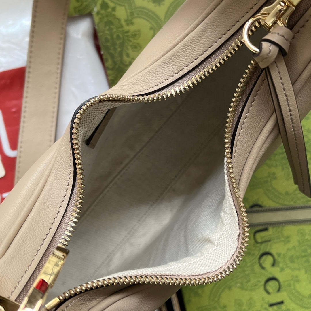 gg Atache Small Shoulder Bag White For Women, Women&#8217;s Bags 9in/23cm gg 699409 UXWBG 9109