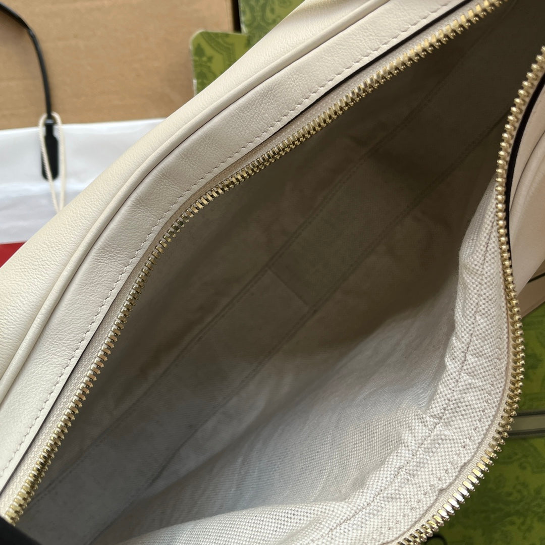 gg Atache Large Shoulder Bag White For Women, Women’s Bags 13.8in/35cm gg‎ ‎‎702823 UXWBG 9109