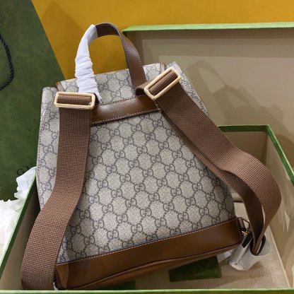 gg Backpack With Interlocking G Brown For Women, Women&#8217;s Bags 11.8in/30cm gg ‎