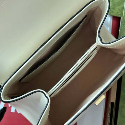 gg Ophidia gg Horsebit 1955 Mini Bag White For Women, Women’s Bags 8.6in/22cm gg