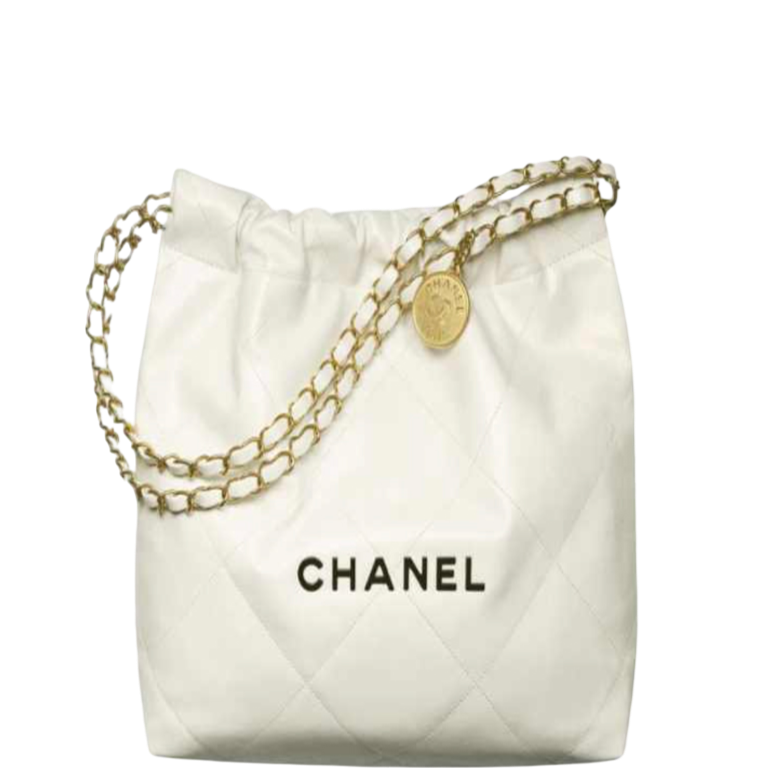 CHL 22 SMALL BAG WHITE 14.4 INCHES/ 37 CM