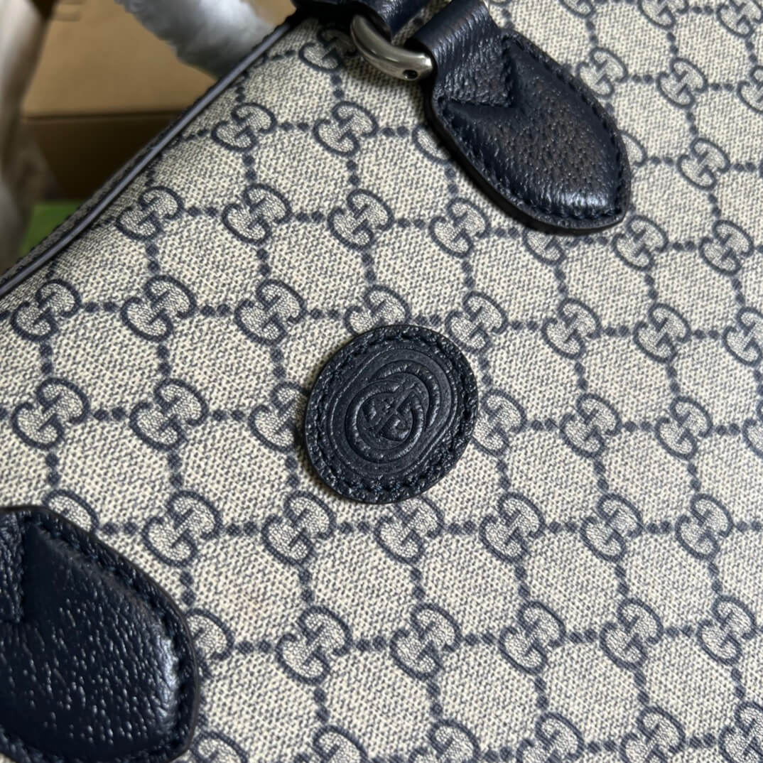 GC-674140 Handbag blue/pvc Leather Big size
