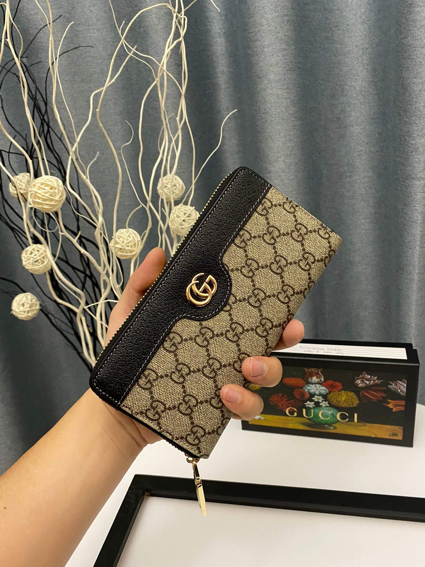 GC9057 Men's bag wallet Free shipping brown