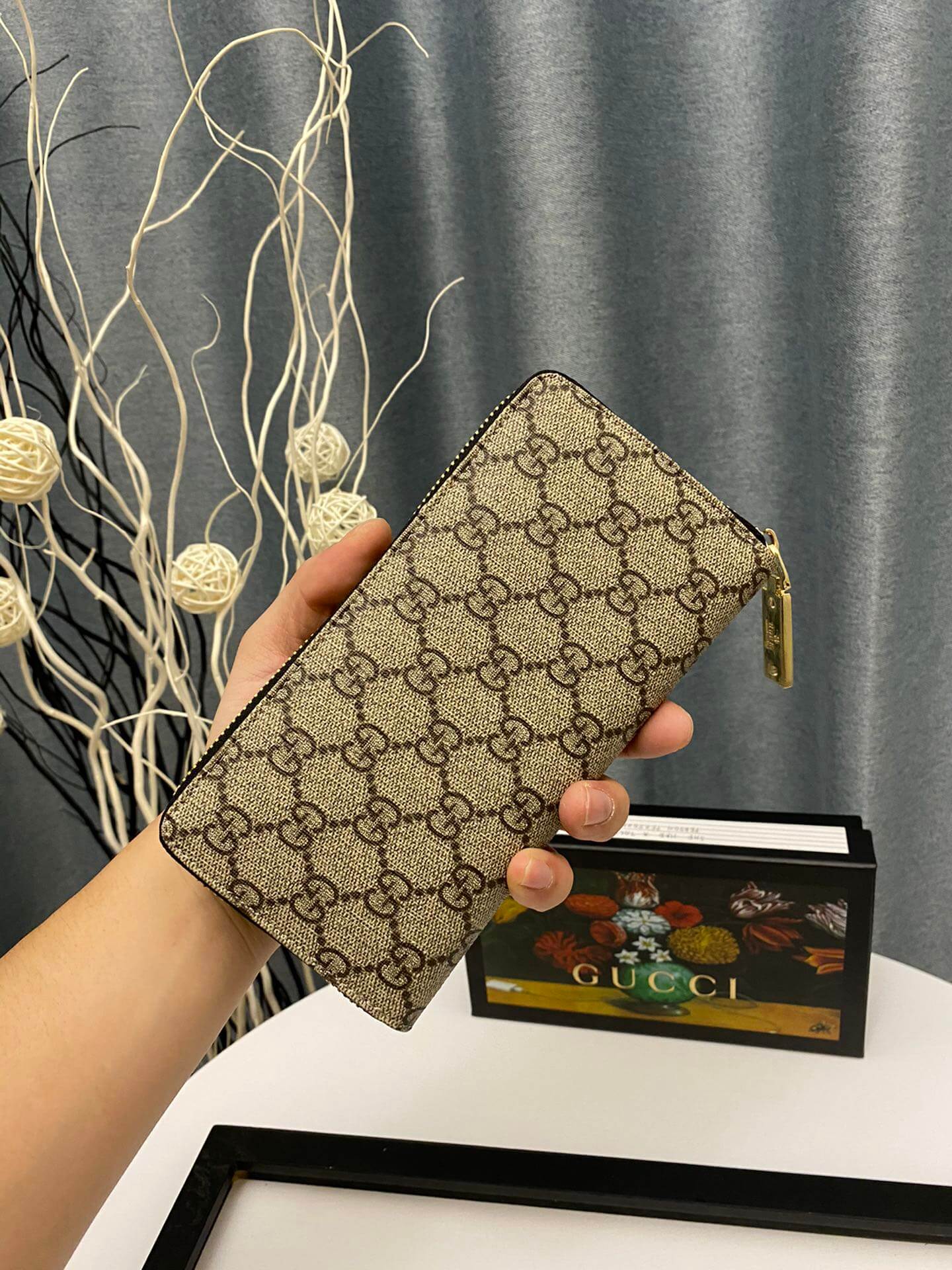 GC9057 Men's bag wallet Free shipping brown
