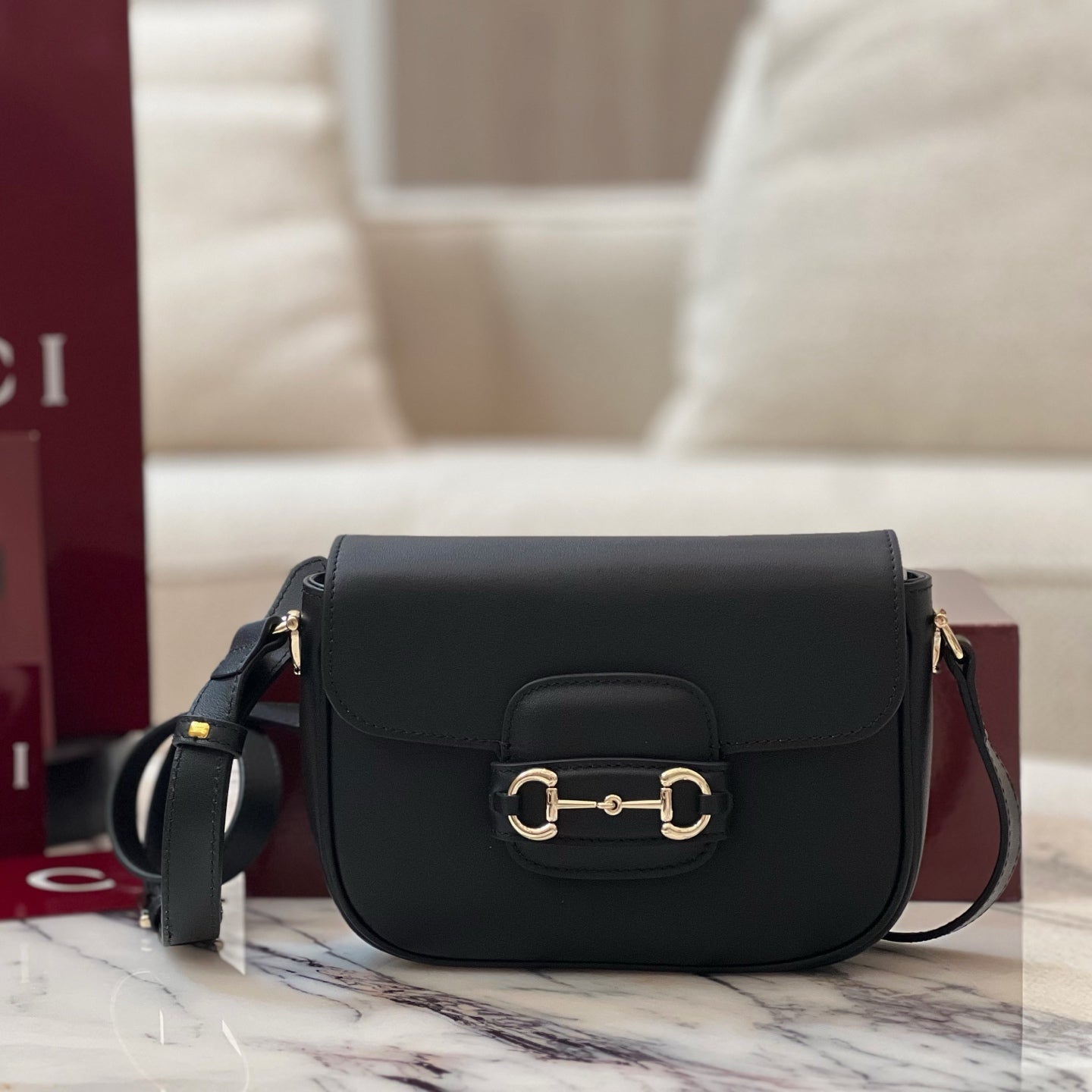 1955 Horsebit Saddle Bag Dimen