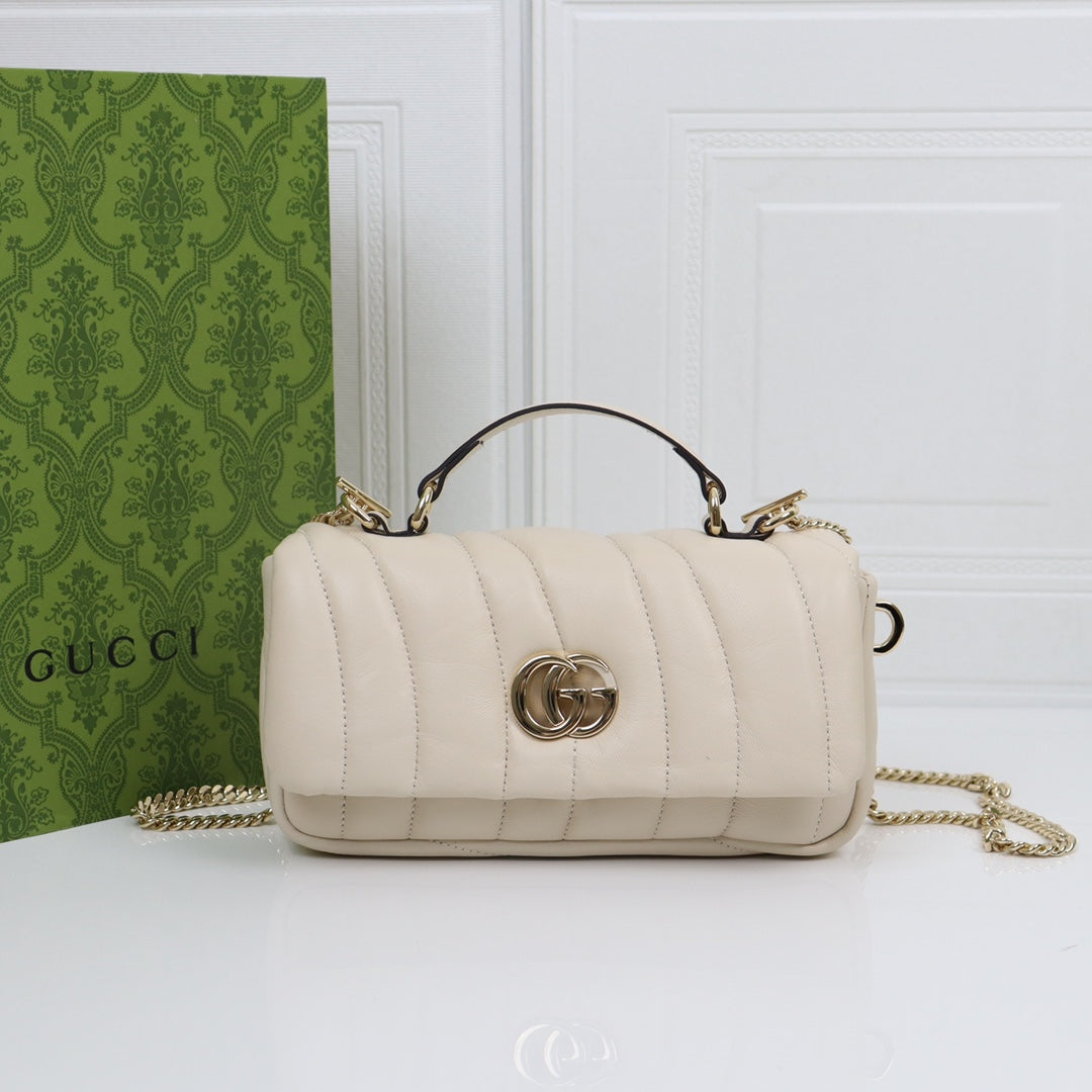 GG Milano Mini Shoulder Bags AW Debut White