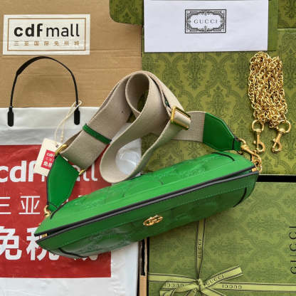 gg Matelassé Small Bag Green For Women, Women&#8217;s Bags 10.2in/26cm gg‎