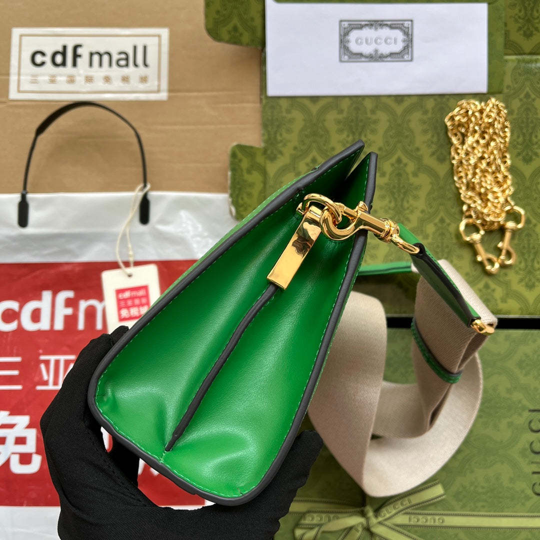 gg Matelassé Small Bag Green For Women, Women&#8217;s Bags 10.2in/26cm gg‎