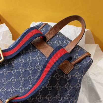 gg Backpack With Interlocking G Blue For Women, Women’s Bags 11.8in/30cm gg