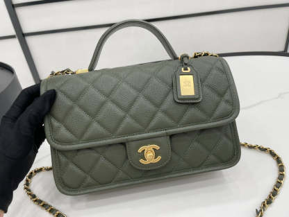CHL AS3653 22K Bag Dark Green For Women, Women&#8217;s Bags 9.8in/25cm