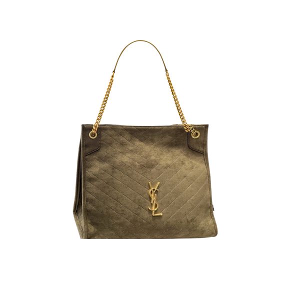 YSL MEDIUM NIKI SHOPPING BAG GREEN 33CM