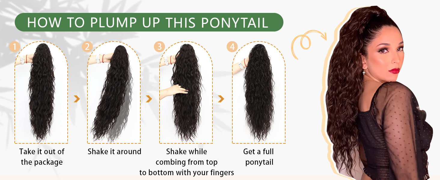 ponytail extension claw clip in ponytail clip on ponytails