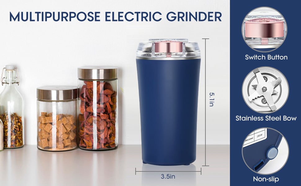 Multifunctions electric coffee herb weed spice grinder