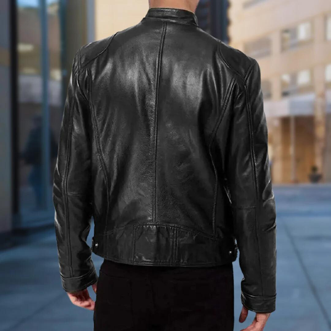 Sandro™ | Urban Vegan Leather Jacket Details