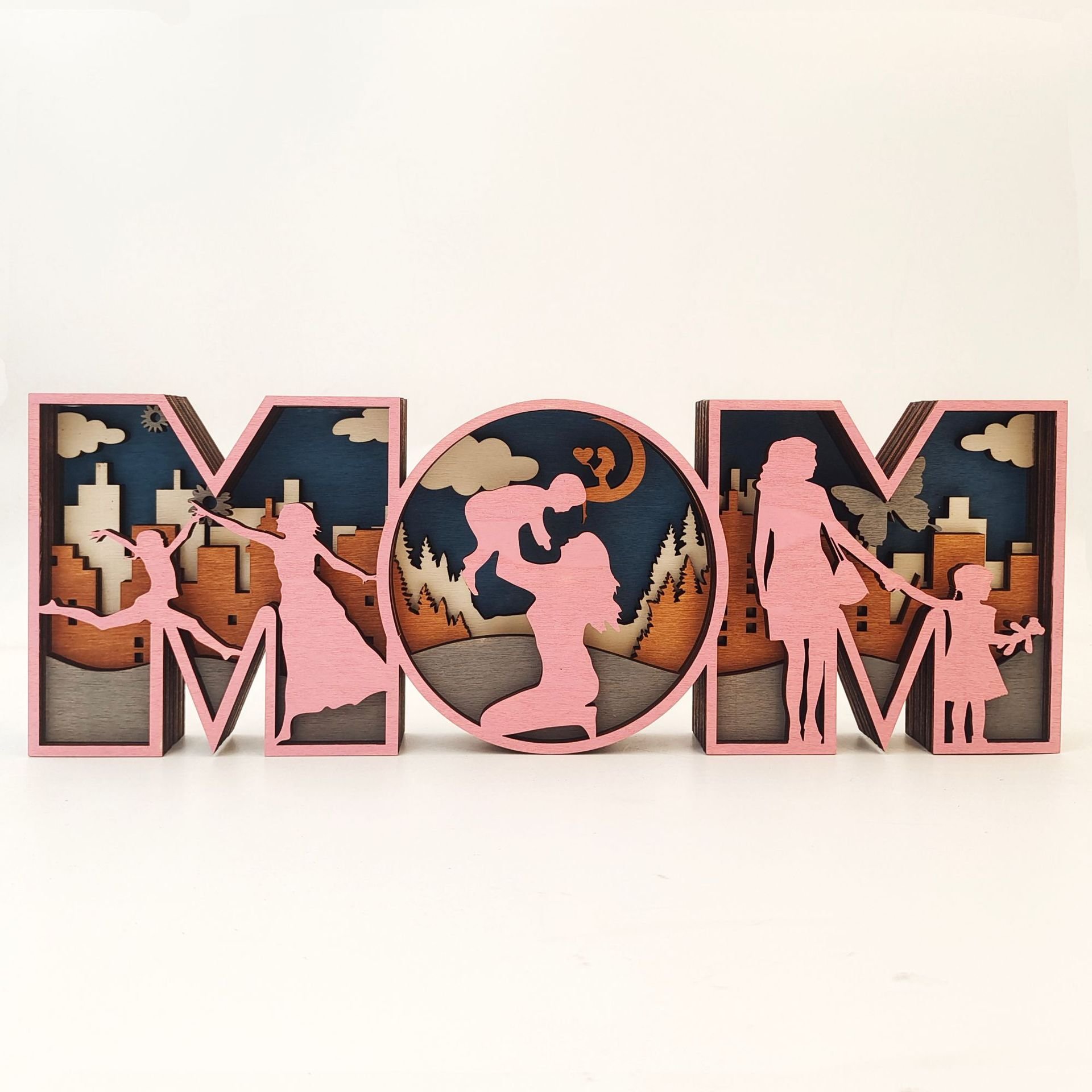 💐Handmade Wood Carving 3D Decoration - Mother's Day and Father's Day gifts