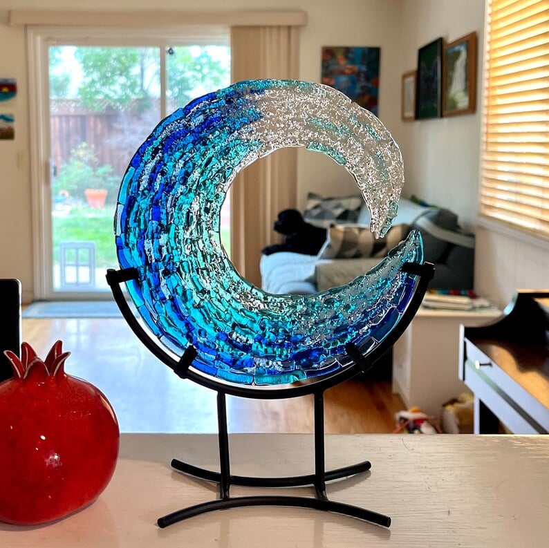 ⏰ Special Offer ⏰ Ocean Wave Fused Sculpture