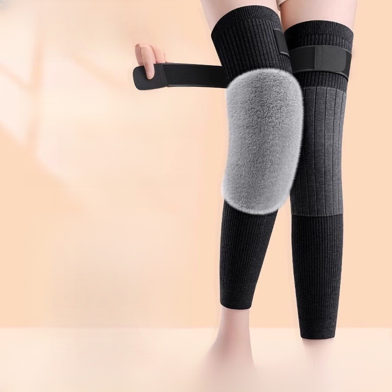 SL- Cashmere Knee Support with Straps