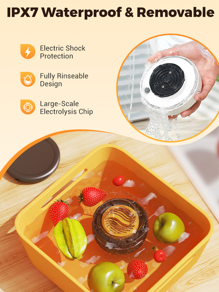 Pesticide Residue Removal Turbine Purification Fruit and Vegetable Washing Machine