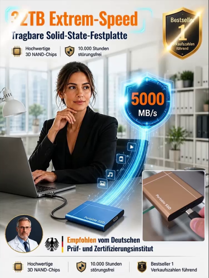 I stopped paying that garbage and switched to this 32TB Portable High-Speed SSD. It pays for itself in less than two months, and you own it FOREVER. No setup. No subscriptions. Just plug and play.