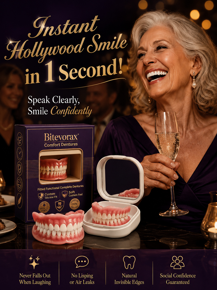 🛑 DITCH THE $5,000 DENTIST BILL: Get professional-grade custom teeth sent straight to your home!🦷You don't need a dentist to rebuild your confidence. You just need the right clinical tech.✨