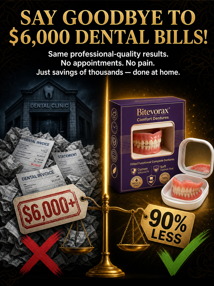 🛑 DITCH THE $5,000 DENTIST BILL: Get professional-grade custom teeth sent straight to your home!🦷You don't need a dentist to rebuild your confidence. You just need the right clinical tech.✨