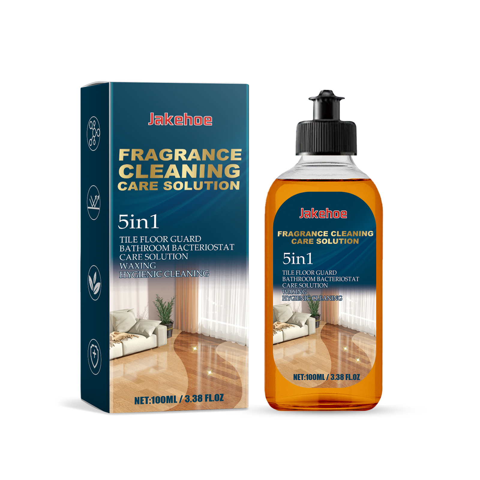 ✨ Concentrated formula floor cleaner, dissolves tough kitchen grease, living room dust stains, bathroom limescale, and mold spots in just 10 seconds.🎉