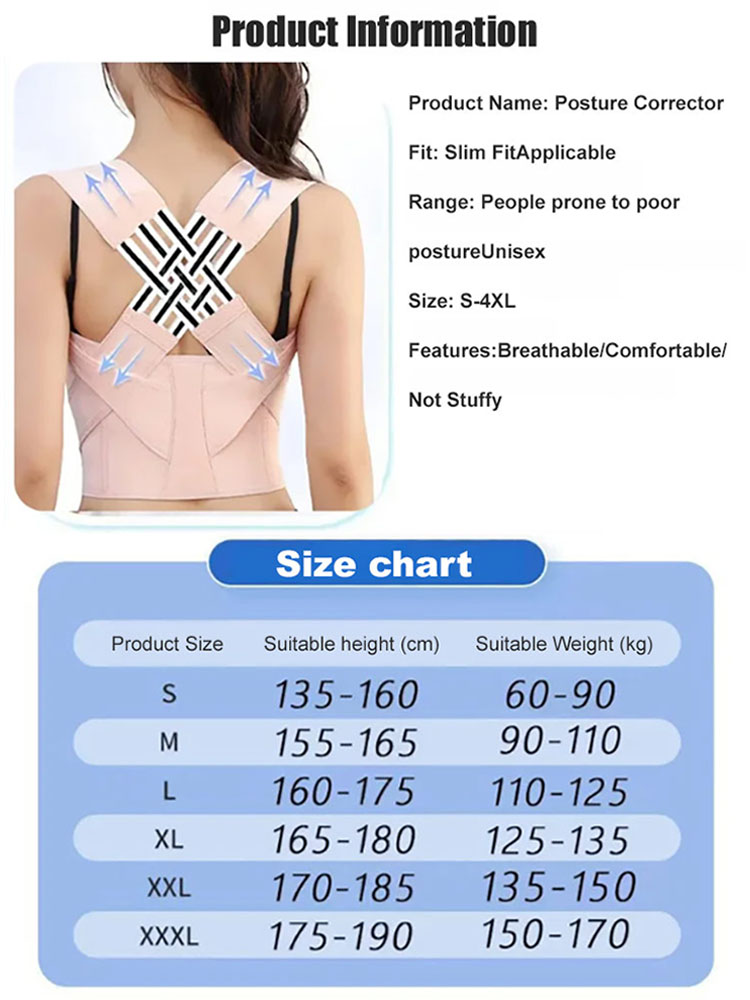 Body Care Essentials Anti-Hunchback Straps