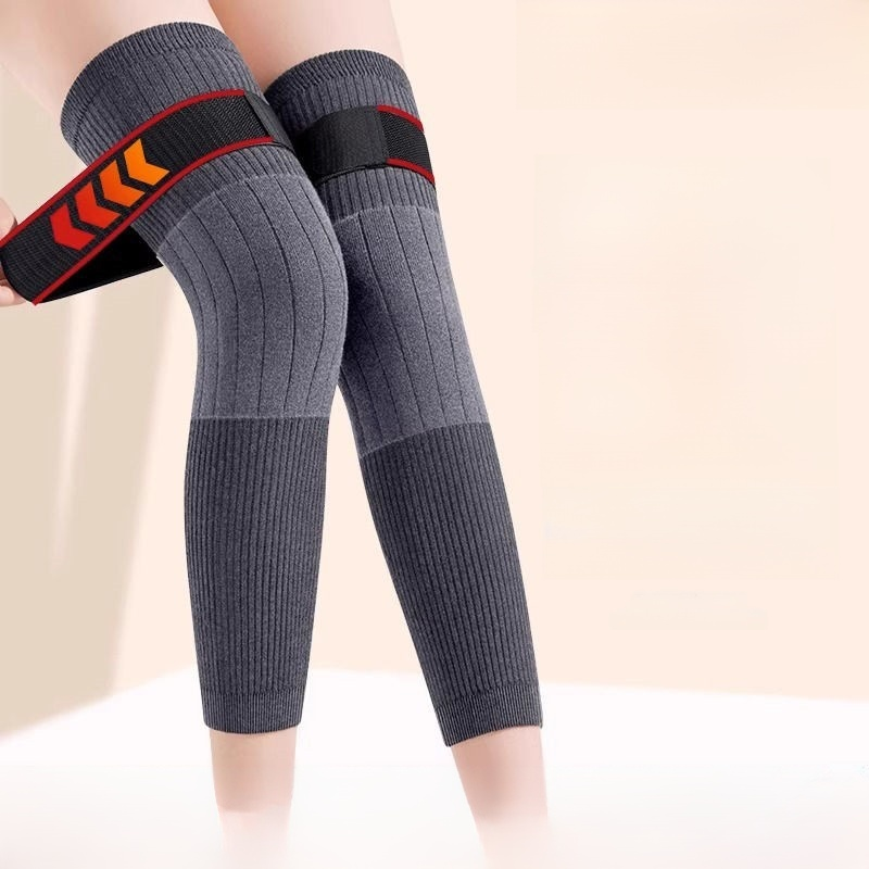 SL- Cashmere Knee Support with Straps