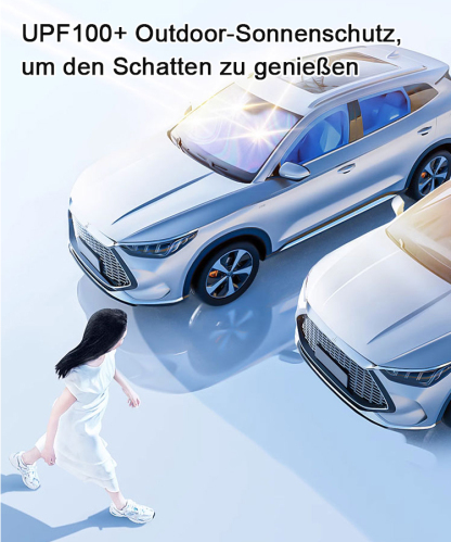 Spiegelnde Laser-Auto-Sonnenblende, Auto-Sonnenschirmgriff biegsam