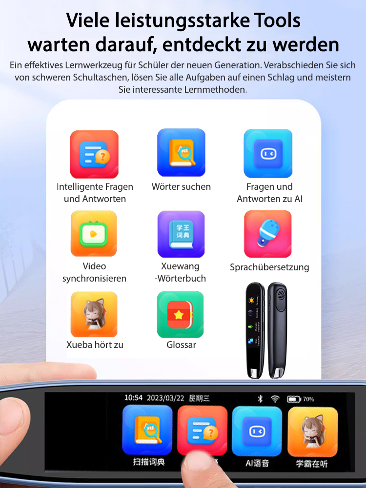 116 Arten von Sprache Scans Lesestift
