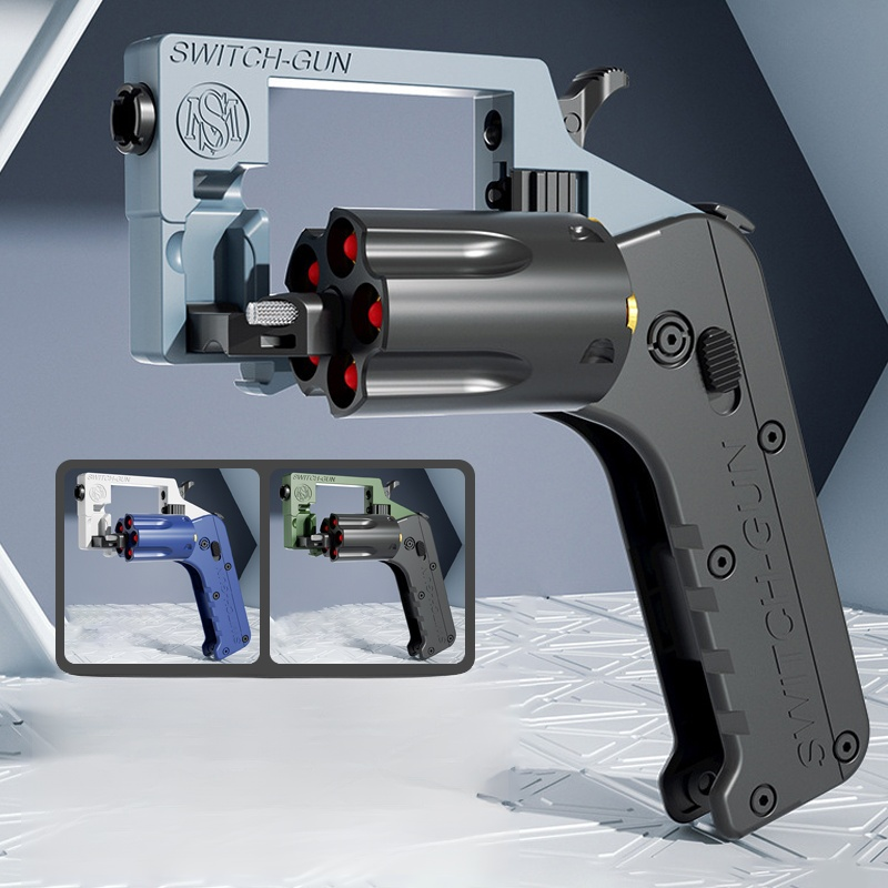 Klappbarer Revolverwerfer