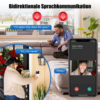 Video-Türklingel-Heimsprechanlage