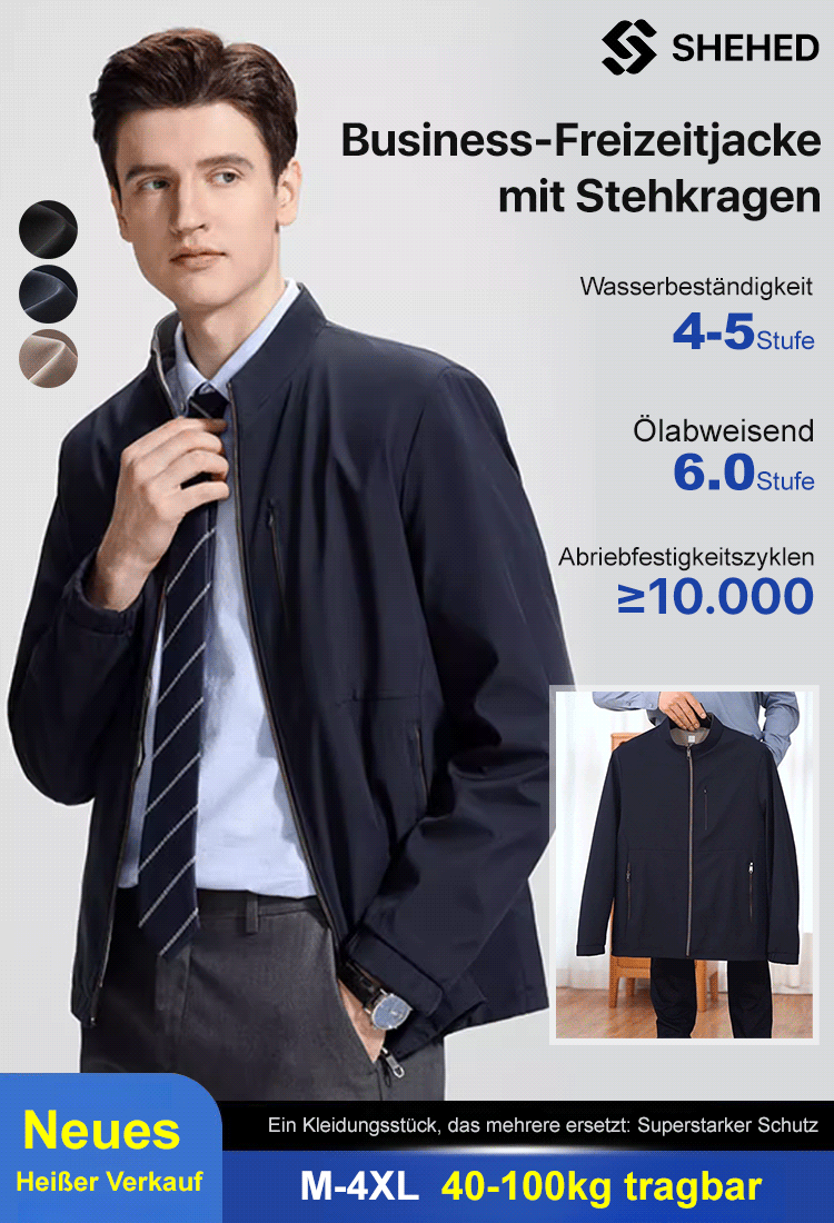 Herrenjacke mit gehobenem Stil