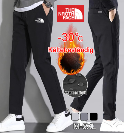 Samtverdickte, warme, gerade Freizeithose