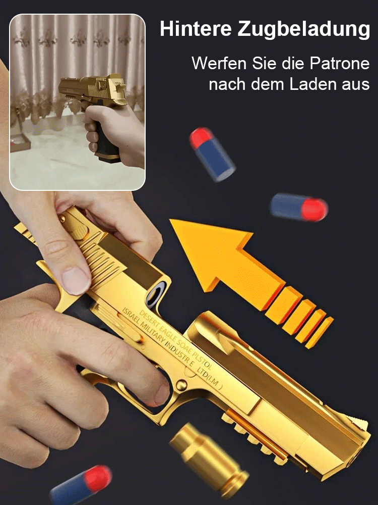 Kinderspielzeug Desert Eagle Nachbildung (mit Infrarot und Schutzbrille)
