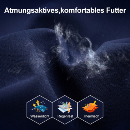 Winddichte und temperaturausgleichende Fleecejacke