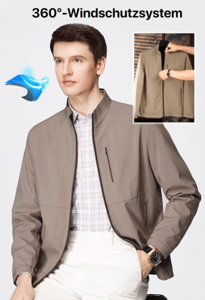 Herrenjacke mit gehobenem Stil