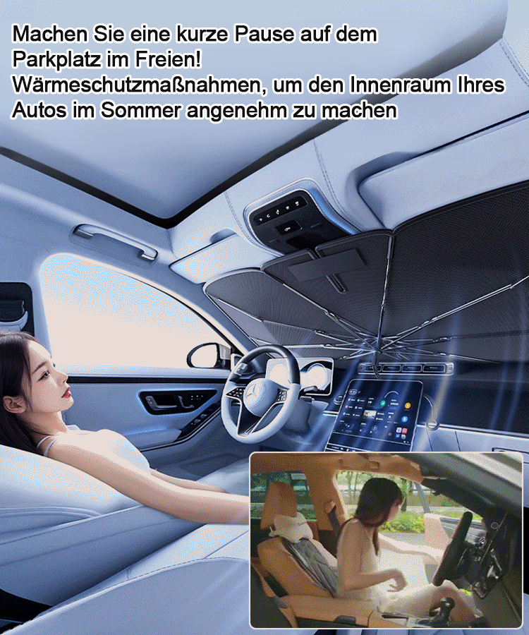 Spiegelnde Laser-Auto-Sonnenblende, Auto-Sonnenschirmgriff biegsam