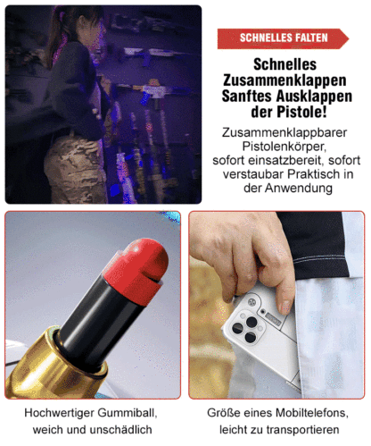 📱Sie hat die Größe eines Mobiltelefons und passt problemlos in jede Tasche！