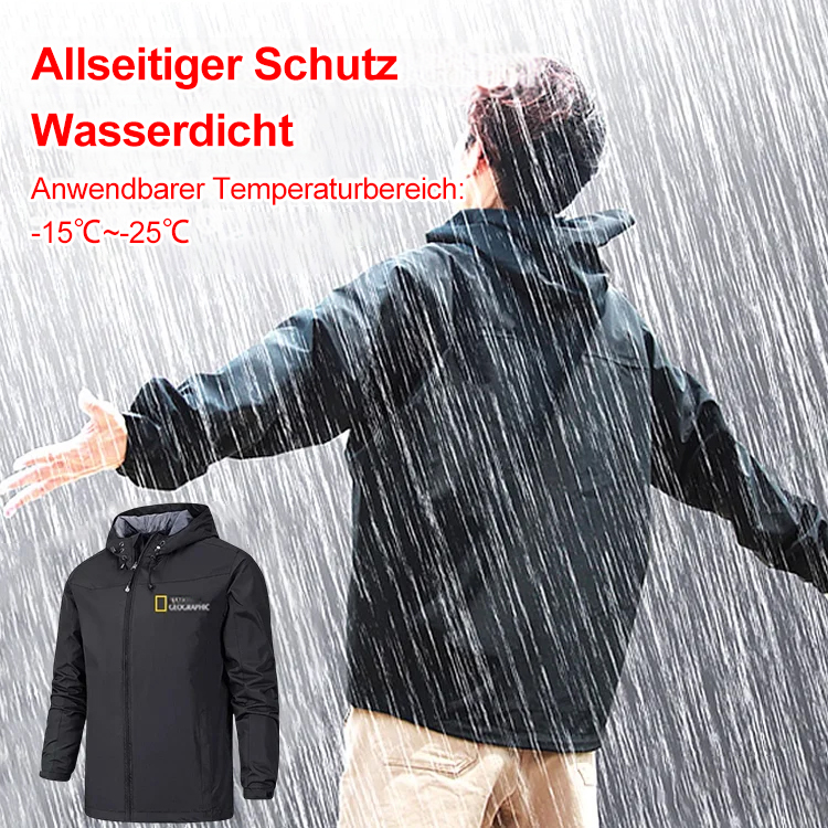 Winddichte und temperaturausgleichende Fleecejacke