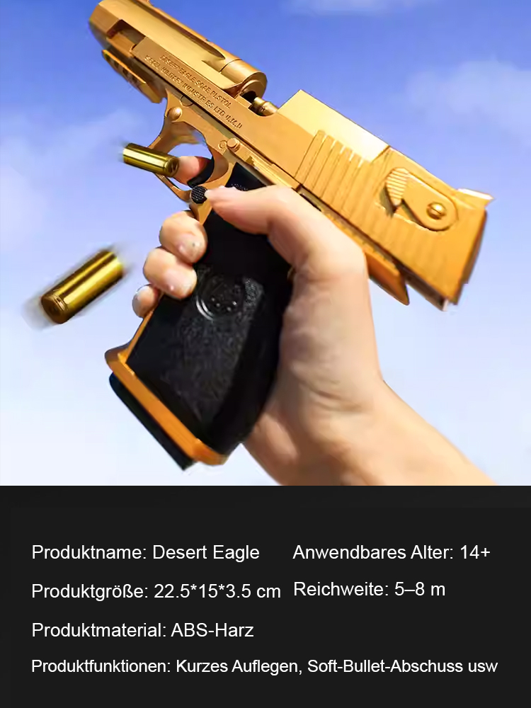 Kinderspielzeug Desert Eagle Nachbildung (mit Infrarot und Schutzbrille)
