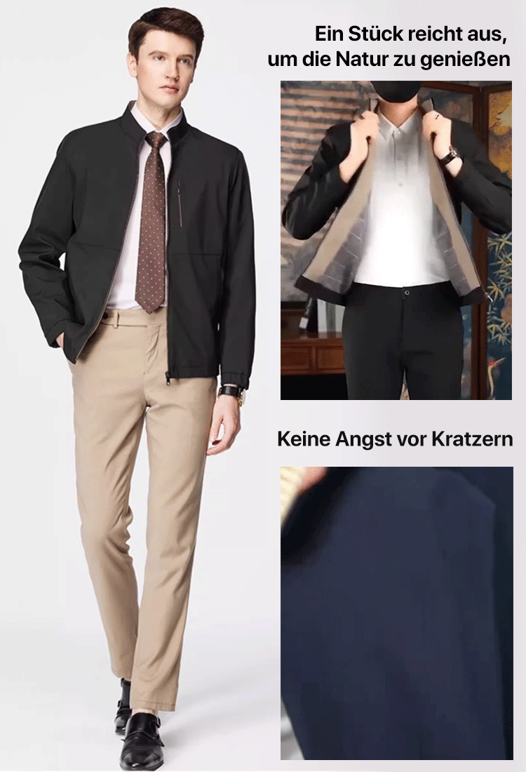 Herrenjacke mit gehobenem Stil