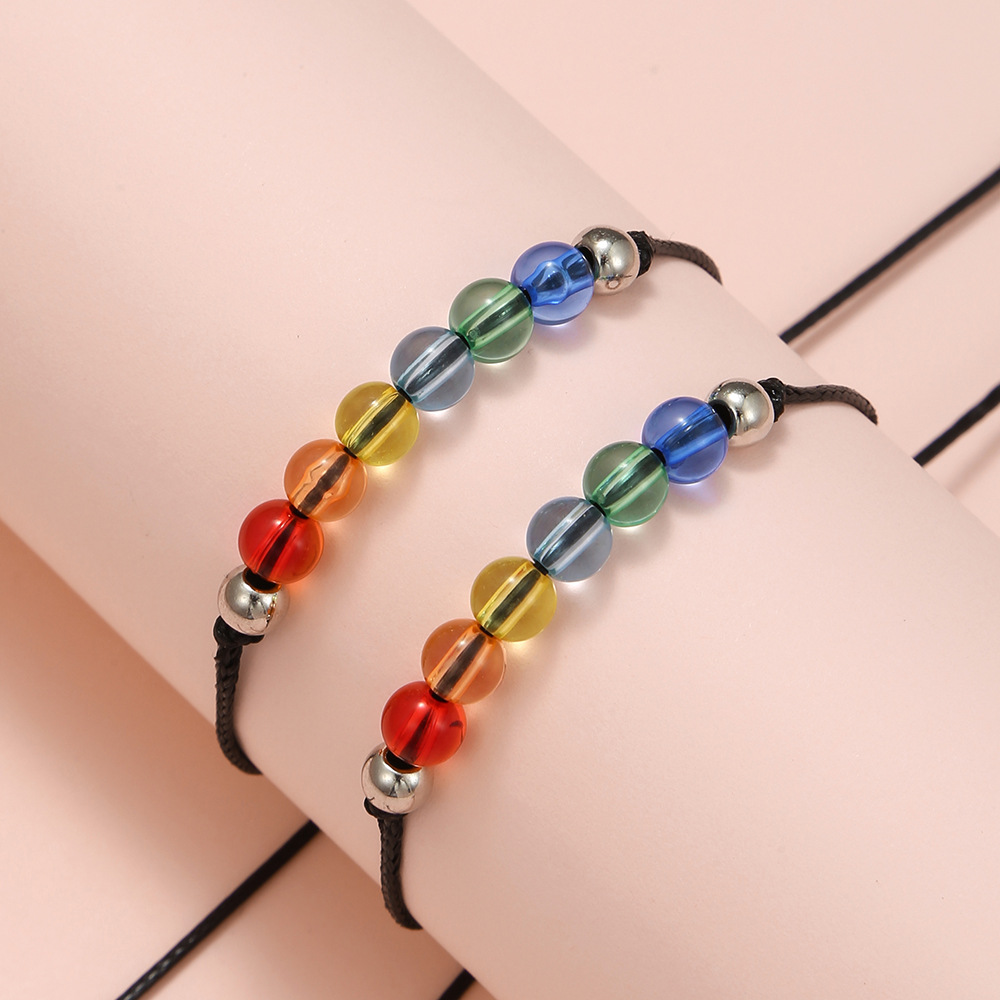 🌈2pcs rainbow card bracelet
