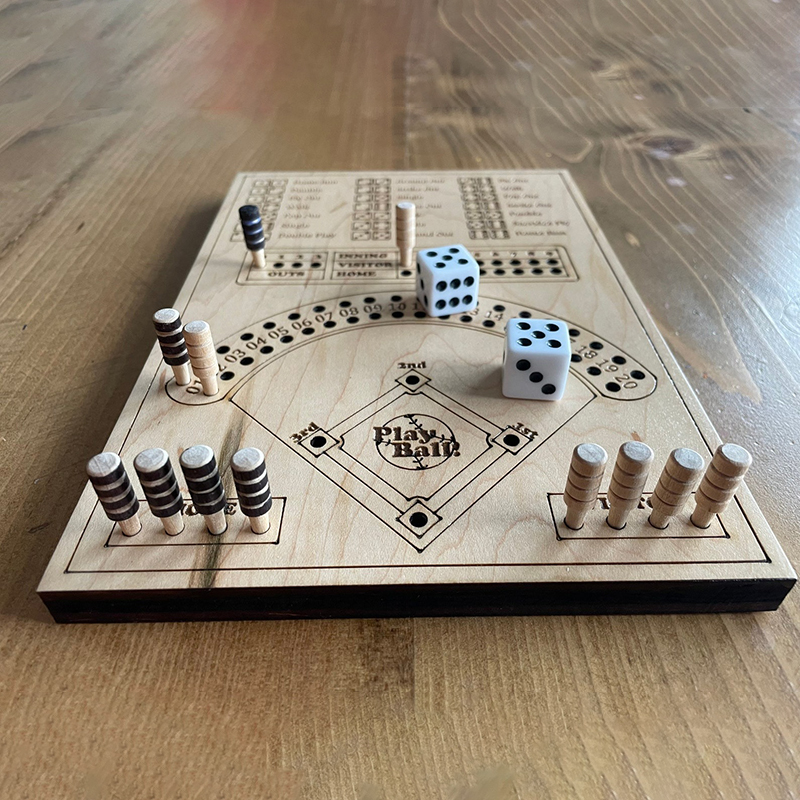 Baseball Dice Board Game