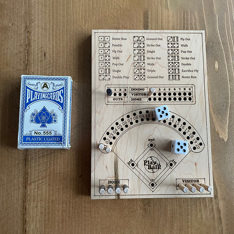 Baseball Dice Board Game