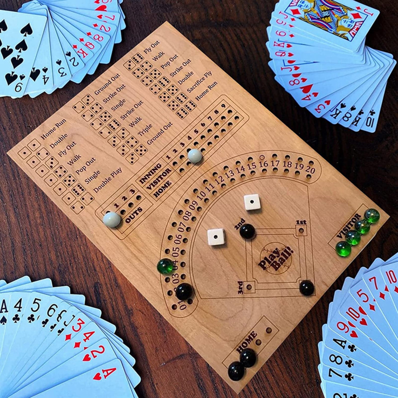 Baseball Dice Board Game