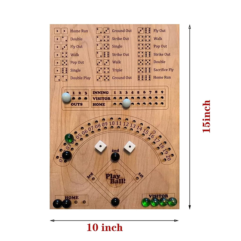 Baseball Dice Board Game