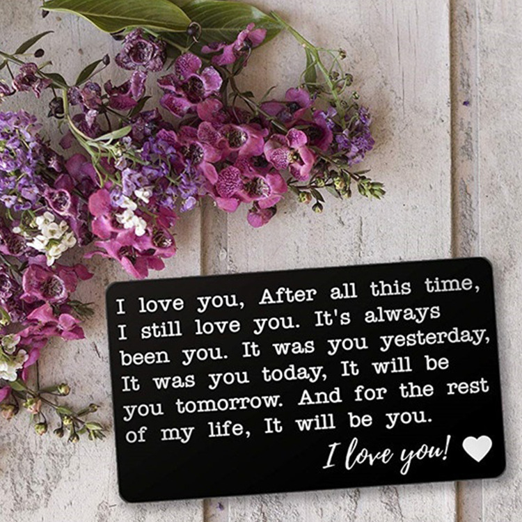 Long Distance Deployment Wallet Card for Him - Anniversary Gifts for Couples